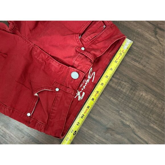 7 For All Mankind High-Rise Ankle Skinny Jeans in Bril Red, Sz 4, MSRP $179 - Picture 3 of 12